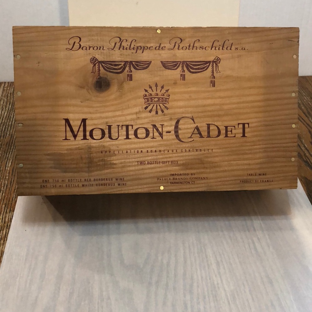 Vintage Baron Philippe de Rothschild wine box
